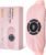 Portable Cordless Heating Pad for Period Cramps, Voice Reminder Menstrual Heating Pad with 6 Heat Levels and 6 Massage Modes, 3s Fast Heating, Gifts for Women Girls, Pink