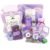 Spa Gifts for Women, Lavender 16 Pcs Mothers Day Gifts for Mom Wife Friend Daughter Sister, Self Care Gift Baskets for Women, Thank You, Get Well, Sympathy Inspirational Care Package Spa Basket