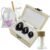 Sacred Weapon GIA Certified Black Obsidian Egg Set of 3 — Kegel Weights for Women | Pelvic Floor Exerciser | Menopause, Postpartum & Prolapse Support | Drilled with String & Guide