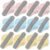 12 Pcs Reusable Incontinence Pads for Women, Washable Menstrual Pads with Wings and Snap Buttons, Cotton Cloth Panty Liners for Light Bladder Leaks, Periods, Postpartum Care and Daily Protection (12)