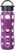 Lifefactory 22-Ounce BPA-Free Glass Water Bottle with Classic Cap and Protective Silicone Sleeve, Plum