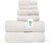 Farm to Home 100% Organic Bath Towel Set of 6 – GOTS & Oeko-TEX Certified Organic Cotton, Soft, Ultra Absorbent, Quick Dry – Includes 2 Bath Towels, 2 Hand Towels, 2 Washcloths – Pearl