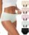 YESWEL Incontinence Underwear For Women, Reusable Washable Leak-proof Lightweight Briefs for Postpartum, Bladder Leak, 5 Pack (Multicolor01, Large)