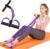 Resistance Bands with Handles, 6-Tube Elastic Foot Pedal Resistance Bands, Natural Rubber Ankle Puller Sit-up Exercise, Multifunction Fitness Band for Abdomen, Waist, Arm, Leg Stretching Training