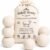 Wool Dryer Balls XL 6-Pack – 100% New Zealand Wool Laundry Balls – Natural Fabric Softener Alternative to Dryer Sheets – Reduces Static, Wrinkles & Drying Time – Reusable