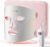Red Light Therapy for Face Mask, Blue Light Therapy for Acne, Gifts for Women, Wrinkle LED Face Mask, 432 LED with Full Face Coverage & 3 Light Modes, Travel Bag for Home Use & Travel, pink
