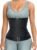 HOPLYNN Sweat Waist Trainer for Women Two Belts, Neoprene Workout Corset Waist Trainer Cincher Trimmer Shaper Zipper
