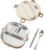 Stainless Steel Bento Box, 800ml Leakproof Lunch Box, Easy To Open And Close, Food Storage Container For Outings, Picnics, And Travels (3 Compartments)