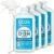 ECOS Foaming Dish Soap, Powerful Spray-On Formula, Saves Water, Wipe & Rinse Dish Cleaner – Hypoallergenic – Free & Clear, 17 Fl Oz (Pack of 4)