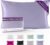 Mulberry Park 100% Silk Pillowcase – 19 Momme, Grade 6A Mulberry Silk – Hidden Zipper Closure – Lilac/Queen (20″ x 30)
