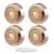 Women’s Facial Hair Remover Replacment Heads Generation 2 Double Halo Perfect for Finishing Touch Flawless Gen 2 Facial Hair Removal,18K Gold-Plated 4-pc Pack