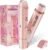 Bikini Trimmer for Women 2in1 High Power Epilators Hair Removal Waterproof Electric Razors Women’s Electric Razor Pubic Hair Trimmer Shaver for Women for Ladies Pubic, Face, Underarms, Legs (Pink)