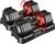 Adjustable Dumbbell Set 25 lb to 55 lb, Adjustable Dumbbells 10-in-1 Free Weight Set, 1-Second Dial Weight Adjustment,Space-Saving Design with Storage Base, Home Gym Strength Training Equipment