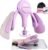 Thigh Trainer for Women, 15-70LB Adjustable Resistance Inner Thigh Exerciser for Pelvic Floor Muscle Repair, Thigh Workout Kegel Exercise Equipment for Shaping, Yoga & Weight Loss at Home Gym