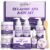 Relaxing Bath Gift Set for Women 8pcs Lavender Spa Gift Set Gift Baskets for women Mom Wife Sister Teen Best Friend Christmas Birthday Valentine’s Mother’s Day with Lavender Essential Oil Shea Butter