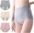 3 Pack Women’s Incontinence Underwear Washable, Double Elastic High Waist Adult Incontinence Protective Briefs, Reusable for Light Bladder Leakage(XL-Waist: 26.0”~40.2”)