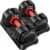Adjustable Dumbbell Set Pair 25 lb or 50 lb, Adjustable Dumbbells 10-in-1 Free Weight Set, 1-Second Dial Weight Adjustment,Space-Saving Design with Storage Base, Home Gym Strength Training Equipment