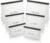 Reusable Silicone Food Storage Bags, 6-Pack – Leakproof & BPA-Free, Dishwasher and Freezer Safe, Collapsible Snack, Lunch & Family Size Bags for Meal Prep and Leftovers