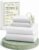 LANE LINEN 100% Organic Mercerized Cotton Pre Washed Full Size Bed Sheets, Soft & Comfy Low Pill Fade Resistance Fully Elasticized Oeko Tex Certified 15″ Deep Pocket Full Sheet Set – White