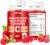Magnesium Glycinate Gummies 400mg, Sugar Free Magnesium Gummies for Sleep, Muscle Support and Relaxation, Calm Magnesium Supplements for Women and Men, 90 Count