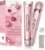 VEGITERIA Bikini Trimmer for Women with LED Light, Dual Head Electric Razors for Women, Painless Electric Shaver for Bikini, Face, Legs & Sensitive Skin,Waterproof Hair Removal Tool