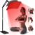INTEO Red Light Therapy for Body and Face, 2-in-1 Red Light Therapy with Detachable, Infrared Light Therapy Lamp 660nm 850nm for Body at Home with Protective Glasses Elastic Strap, 46.5in Height