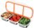 KTKUDY 3 Pack Stainless Steel Snack Container for Kids & Adults – Large – Leak-Proof 3-Compartment Stackable Snack Lunch Box for Daycare, School, Work & Travel
