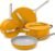 Caraway Non-stick Ceramic Cookware Set (12 Piece) Pots, Pans, Lids and Kitchen Storage – PFAS & PFOA Free – Oven Safe Pan Set & Compatible with All Stovetops – Marigold