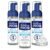 Welmedix No Rinse Cleansing Foam – Rinse Free & Waterless Body Wash, 3-in-1 Shampoo & Foaming Cleanser, Hospital Grade & pH Balanced – Pack of 3