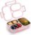 Kabbas Stainless Steel Bento Box Kids & Adults – 25 oz Leakproof Lunch Box with 3 Compartments, Premium 304 Stainless Steel Lunch Box for Kids, Dishwasher Safe, Suitable for School, Office, Outside
