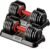Adjustable Dumbbell Set, 10-in-1 25LB/55LB Ajustable Dumbbells with Safe Locking System, Enclosed Storage Tray, 1 Sec Fast Adjustment, Comfortable Non-Slip Textured Grip, Suitable for Home Gym Workouts Men and Women