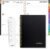 SUNEE Academic Planner 2026-2027 – Weekly & Monthly Planner, July 2026 to June 2027, 6.4″x8.3″, Thick Paper, Tabs, Pockets, Bookmark, Spiral-Bound, Student Teacher Organizer, Black