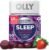 OLLY Max Strength Sleep Gummy, 10mg Melatonin, L-Theanine, Chamomile, Lemon Balm, Sugar Free, Vegetarian Sleep Aid, Strawberry – 50 Count
