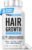 TRU BLOOM Hair Growth Vitamins – Clinically Proven & Dermatologist-Tested to Grow Fuller & Thicker Hair | Drug-Free Hair Growth Products with Biotin, Collagen, Keratin, MSM, Zinc & D3-2 Month Supply