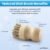 Unscented Dish Soap Liquid Hypoallergenic Cleaning Pack with 1 Natural Sisal Dish Scrub Brush & 2 Unscented Clear Liquid Dishwashing Soap With Biodegradable Formula (3 Items)