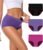 Incontinence Underwear for Women 100ml Heavy Flow Leak Proof Panties High Waisted Cotton Period Washable 3 Pack Large