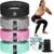 Resistance Bands for Working Out with Guide, 4 Workout Bands for Women & Men, Fabric Exercise Bands for Legs, Hip, Glute, Butt, Booty Bands Set for Yoga, Pilates, Strength
