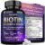 StrongVit Biotin with Hyaluronic Acid, Keratin and Collagen Supplements – 10000mcg for Hair Growth Women and Men – Hair Skin and Nails Vitamins – 60 Capsules