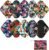 10 Pcs Reusable Menstrual Pad Set Including 1Pc Mini Wet Bag + 9Pcs Light Flow Daily Use Waterproof Mama Cloth Sanitary Napkin Pads Menstrual Pads (Panty Set, Panty Liner Bamboo Charcoal)