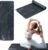 Gaiam Dry-Grip Yoga Mat – 5mm Thick Non-Slip Exercise & Fitness Mat for Standard or Hot Yoga, Pilates and Floor Workouts – Cushioned Support, Non-Slip Coat – 68 x 24 Inches