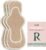 Rael Reusable Pads, Organic Cotton Cover Pad – Postpartum and Period Essential, Heavy Absorbency, Thin Cloth, Leak-Free, Washing Machine Safe (3 Count, Overnight)