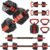 Garvee Adjustable Dumbbell Set, 44/66/88Lbs Free Weight Set with Connector, 4 in 1 Gym Set Used as Kettlebell, Dumbbell, Push up Stand, Weight Plate, Home Gym Weight Dumbbells Set, Fitness Exercises