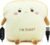 Cute Heating Pad for Period Cramps Menstrual Pain Relief, Soft Cuddly Large 14″ Hot Plush Toast USB Electric Heat Pads, Back & Lumbar Pain Relief Pillow Stuffed Animals Gifts for Women Teen Girls