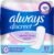 Always Discreet Incontinence Pads for Women with Bladder Leaks, Sensitive Skin Pads Moderate Absorbency, Regular Length, 57 Count