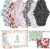 PHOGARY 7 Packs Reusable Menstrual Pads, Breathable Mesh Surface Cloth Sanitary Pads for Heavy Flow with Wet Bag, Washable Overnight Cloth Panty Liners with Wings for Women