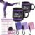 Ankle Resistance Bands with Cuffs, Ankle Bands for Working Out, Kickbacks Hip, Leg Glute Exercise Equipment with Training Poster, Resistance Workout Equipment for Women