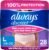 Always Discreet Adult Diapers for Women, Incontinence Underwear, Postpartum Essentials, Disposable Briefs, Max Absorbency, Bladder Leak Protection, Large, 28ct