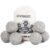 Wool Dryer Balls 6 Pack XL, Genuine New Zealand Wool to Core, 100% Organic Fabric Softener Alternative, Baby Safe & Chemical Free, Reduce Wrinkles & Shorten Drying Time (Grey-6pcs)