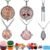 Hicarer 6 Pcs Essential Oil Diffuser Necklace for Women, Aromatherapy Locket Pendant Stainless Steel Scent Necklace with 60 Pieces Refill Pads and Balls for Men Women Jewelry Accessory Birthday Gift