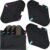 wegreeco Charcoal Reusable Menstrual Pads – Reusable Sanitary Pads | Reusable Panty Liners | Soft Cloth Menstrual – 6 Pack with 1 Cloth Mini Wet Bag (Medium, Black)